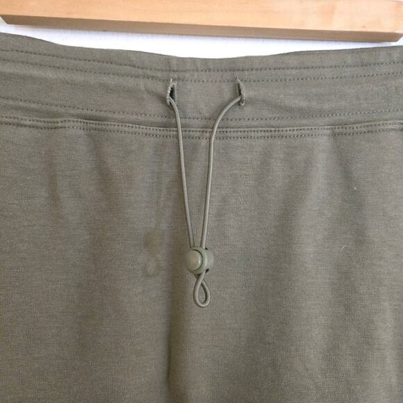 Evereve Sundry Sunday Knit Skirt Size 2 Medium Green Drawstring - Picture 8 of 8